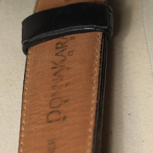 Rare Boho - riffic Robert Lee Morris for Donna Karan Black Filigree Sz S Belt